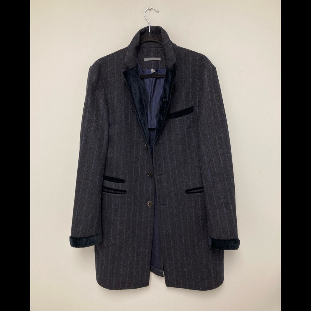 John Varvatos Collection VELVET TRIM COAT. Size 48 Eu. USA 38 - Picture 5 of 9